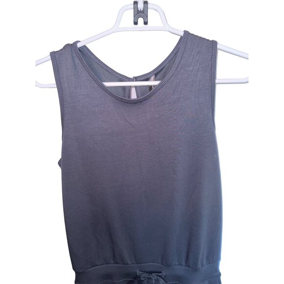 NWT Sarin Mathews Air Essentials Dark Gray Wide-Leg Jumpsuit Keyhole Back Casual - Picture 4 of 16